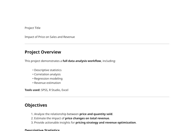 be your research data analyst using spss, r, and rstudio
